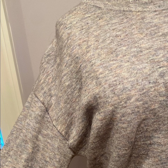 Ella Moss Gray Crew Neck Sweater - Picture 4 of 9